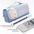 thumbnail image 3 of Estuche para lápices Blue Bear con múltiples compartimentos - Gran capacidad - Diseñado para niñas, mujeres, estudiantes y adultos - Organizador de papelería ER, 3 of 5