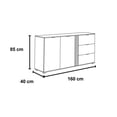 thumbnail image 5 of Buffet Kaley Nogal - Kessa Muebles, 5 of 5