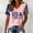 HAOZE03_Pink, variant on 250 Anniversary USA Shirt Women Summer V Neck Sparkly America Flag 1776-2026 Patriotic 4th of July Shirts Women July 4th Tshirts Graphic Tees Womens Going Out Tops Black, M