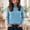 Sky Blue, variant on Women's Turtleneck Sweater Ribbed Knit Long Sleeve Pullover Top Soft Stretch Feel, Casual Daily Wear & Office Work Outfits