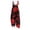 06#Red, variant on Halloween Pumpkin Print Jumpsuit for Women, Cute Fall Wide Leg Sleeveless Romper, Fashion Halloween Costumes Navy XL