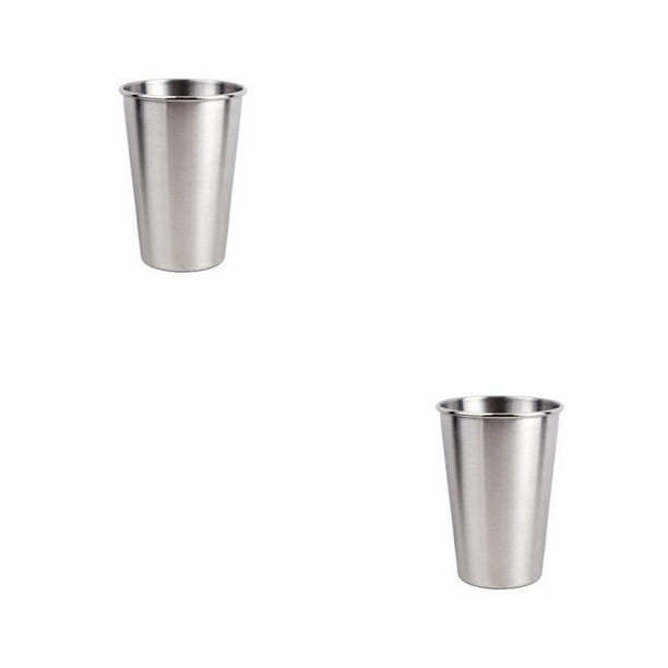 Injueey Taza de Camping de acero inoxidable de 350ml/500ml, taza para Bar en casa, senderismo al aire libre, taza portátil para beber té, café y Type2 NO2 Injueey CBP086577