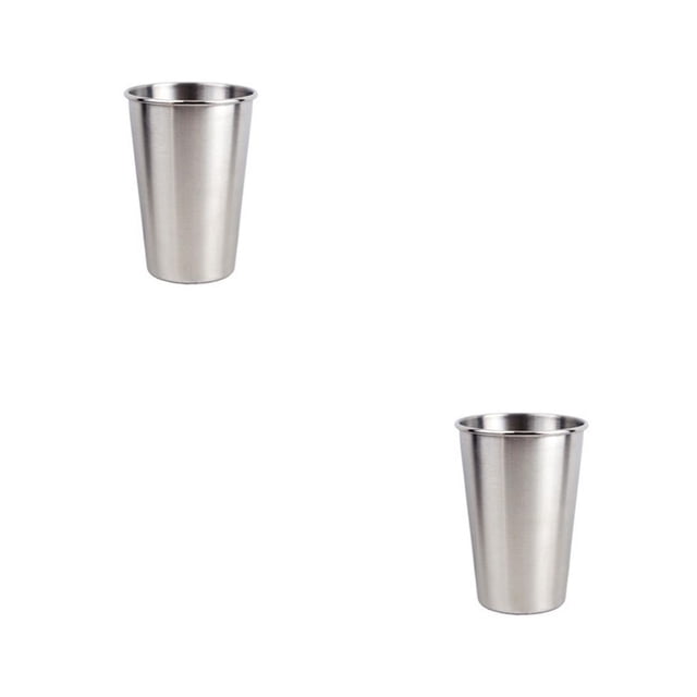 Yuarrent Taza de Camping de acero inoxidable de 350ml/500ml, taza para Bar en casa, senderismo al aire libre, taza portátil para beber té, café y Type2 NO2 Yuarrent CBP086577