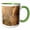 Green/White, variant on 3drose, Black-tailed Jackrabbit Wildlife, Arizona - Us03 Ska0043 - Steve Kazlowski, 11oz Two-tone Red Mug