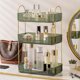 thumbnail image 1 of Bathroom Counter Organizer,3 Tier Vanity Tray,Multi-functional Bathroom Cabinet Counter Shelf - Leaf Green, 1 of 4
