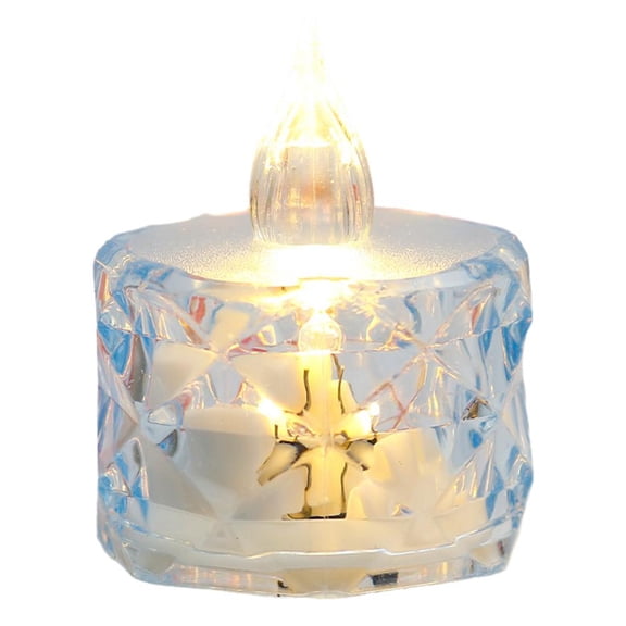 LED Mini Electronic Candle Light Safe Flameless Battery Operated 4 Colors Adjustable Ambiance