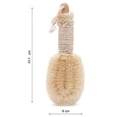 thumbnail image 2 of Cepillo de sisal para cuerpo y piel seca para baño y ducha - Fibras naturales para mejorar la circulación sanguínea, exfoliar la piel y reducir la celulitis (2 piezas) ShuxiuWang 1327537029175, 2 of 5