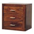 thumbnail image 4 of Lesuto Luca Nightstand - Modern, Wood, 3 Drawers, 4 of 11