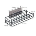 Floating Shelves With Hooks Wrought Iron Storage Baskets Metal Wall floating-shelves-with-hooks-wrought-iron-storage-baskets-metal-wall