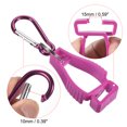 thumbnail image 3 of Uxcell Glove Keeper Gloves Grabber Clips Holder Hanger for Helmets, Pink 2 Pack, 3 of 5
