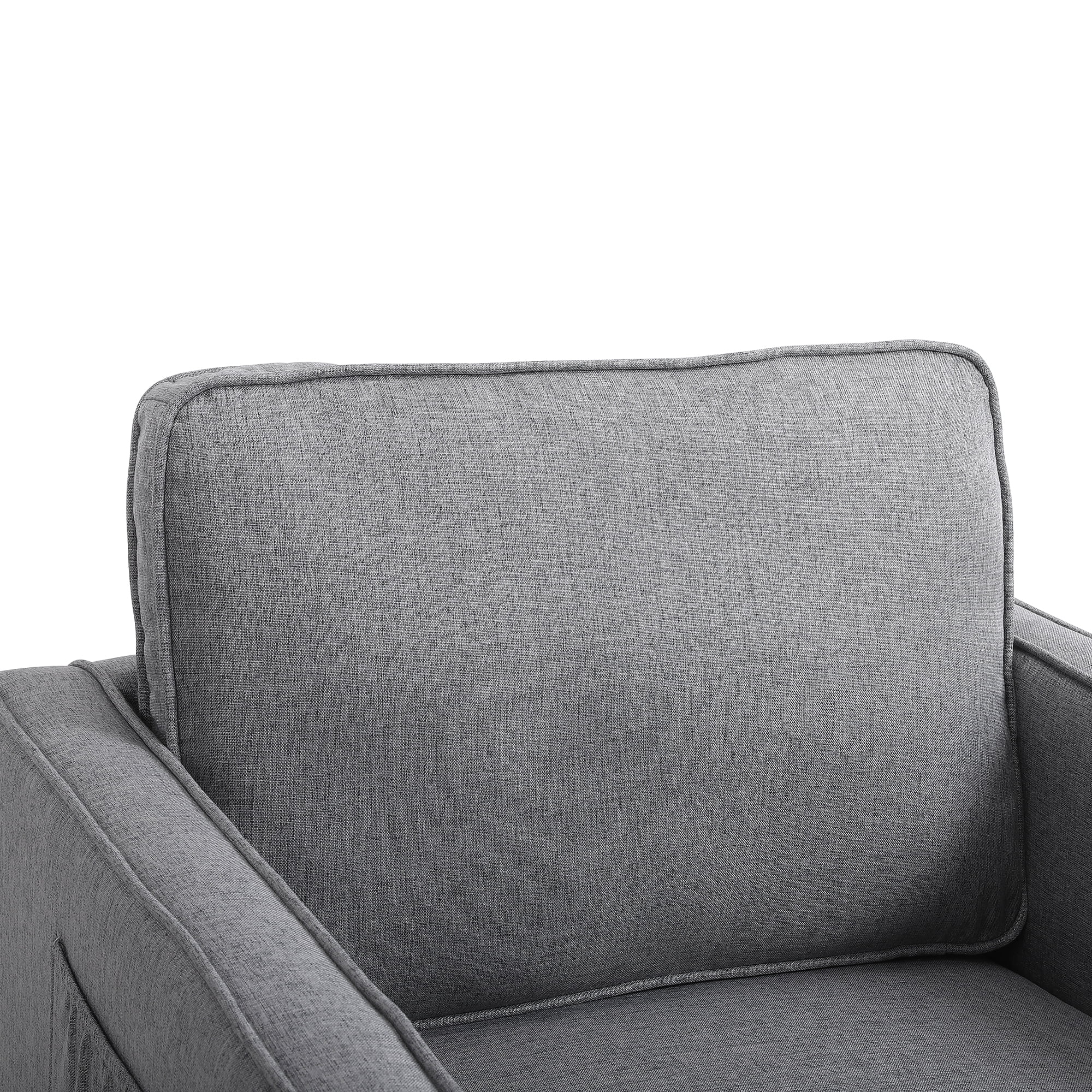 Kadyn Swivel Accent Barrel Chair, Linen Armchair with 360 Degree Swiveling and Side Pocket for Living Room, Light Grey Kadyn Swivel Accent Barrel Chair, Linen Armchair with 360 Degree Swiveling and Side Pocket for Living Room, Light Grey