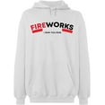 thumbnail image 2 of OXI Hoodie Sweatshirt - Fire Work Director, Basic Casual Hoodie for Men's and Women Fleece Hoodie Long Sleeve - White 3X-Large, 2 of 3