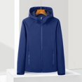 thumbnail image 1 of Veste Imperméable pour Hommes - Coupe-Vent à Capuche pour Extérieur, Manteau de Sport Chaud pour Usage Quotidien Décontracté, Imperméable pour Randonnée Camping, 1 of 4