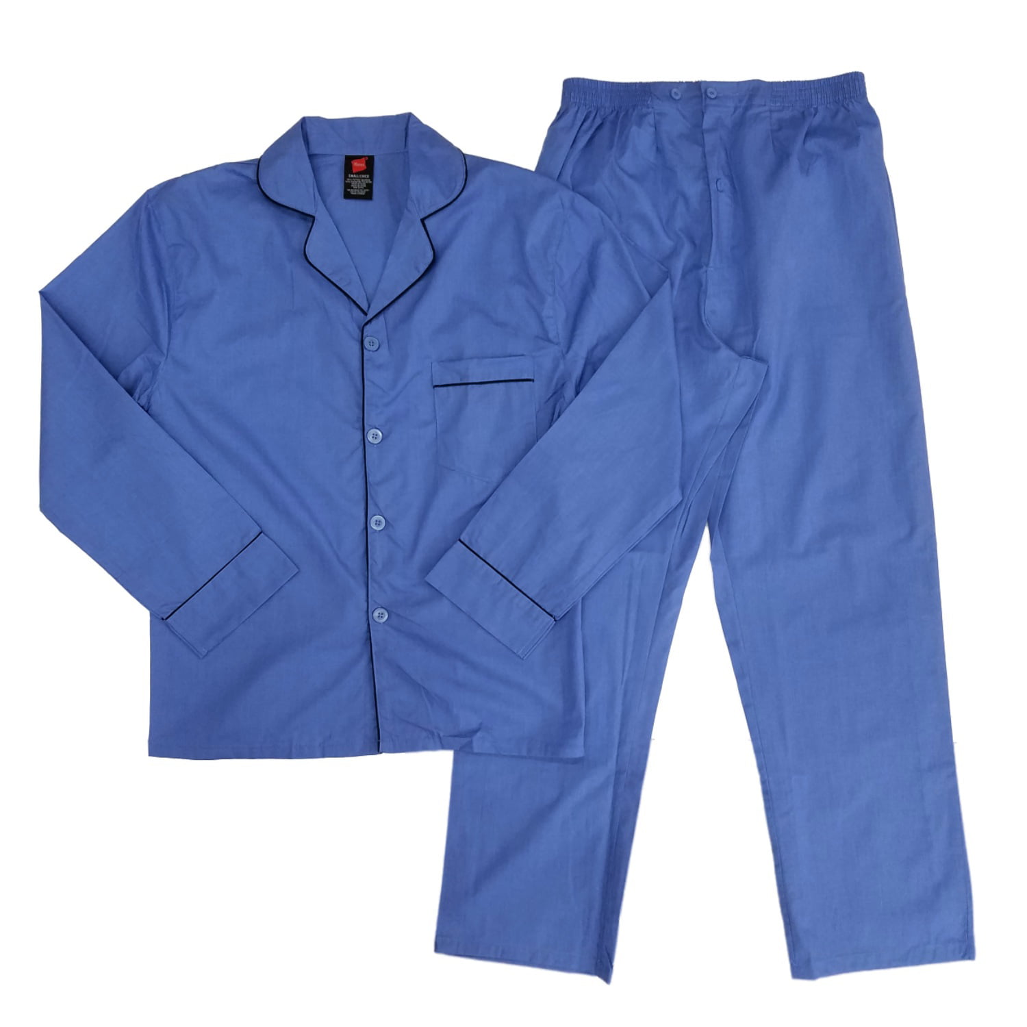 Details about   Hanes Pajama Set Blue 