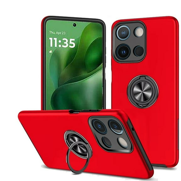 For Motorola Moto G Power 5G 2025 XT2515V Chief Kickstand Cover Cell Phone Case - CHF Red
