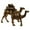Golden, variant on WEUVEB 2Pcs Golden Vintage Camel Figurines Eid Mubarak Ramadan Home Decor Middle East Style Decorative Ornaments