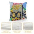 thumbnail image 4 of YINGXI Inspirational Decorative Throw Pillow Case Cushion Protector, ,Smile Often,, 18x18in, 4 of 5