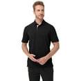 thumbnail image 4 of Mens Polo Shirts Short Sleeve Casual Solid Stylish Dry Fit Performance Designed Collared Golf Polo Shirts for mens, 4 of 6