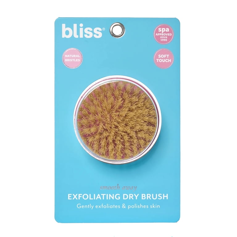 Bliss Smooth Away Exfoliating Dry Brush, Natural Bristles photo 4