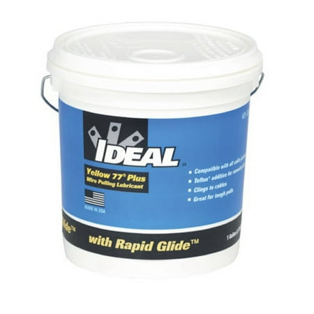 - IDEAL Yellow 77 Plus Wire Pulling Lubricant, 1 gal Pail, Slight, Paste, 0.93 sg, 2.6 g/L VOC, 6.5 - 7.5 pH