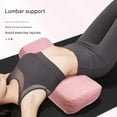 thumbnail image 4 of Contoured Pilates Bolsters Cushion With Oxford Cover Ideal For Deeply Stretching And Stress Relief Lumbar Pillow, 4 of 8
