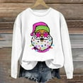 thumbnail image 1 of EGNMCR Chandail en Molleton de Noël Mode Décontractée pour Femmes Manches Longues Col Rond Imprimé Chandail en Molleton Blouse, 1 of 3