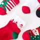 thumbnail image 3 of EeaseMX pares de calcetines navideños de algodón para niños de 1 a 3 años (paquete mixto navideño), 3 of 7