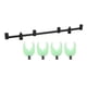 thumbnail image 5 of Soporte para caña de pescar Aleación de aluminio Resistente al desgaste Durable Fácil de usar en la tienda Soporte para caña de pescar para pesca al aire libre(4 head 45cm bracket4pcs bracket head ), 5 of 5