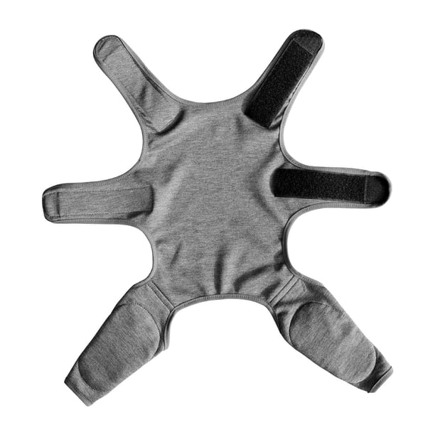 Camisa protectora ligera para perros - Diseño antilamida, poliéster transpirable - para la recuperación tras una lesión, uso en interiores/exteriores - Disponible en varias tallas