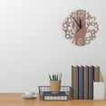 thumbnail image 5 of Waroomhouse 8.6 Inch Wood Wall Clock, Round Wall Clock Whisper Quiet Decorative Wall clock with Branch-Shaped Hands for Living Room Bedroom Kids Room Kitchen Office, 5 of 9