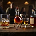 thumbnail image 4 of Creative Zodiac Horse Glass Whiskey Bottle -  2026 Gatherings Portable High Borosilicate Glass Liquor Bottle, for Easter  Home Bar Decor, Decorative Animal-Themed Bottle, 5.51*5.51in, 4 of 5