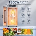 thumbnail image 2 of Commercial Food-Dehydrator Machine 20 Trays, Wi-Fi Industrial-Dehydrator Biltong Maker Large Capacity, 84ºF-194ºF Commercial Food-Dryer Machine, 1800W Meat Dryer for Jerky, Meat, Fruit, Herbs, 2 of 8