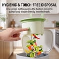 thumbnail image 5 of Sink Hanging Strainer Basket with Openable Bottom Cover, Kitchen Food Waste Collector for Sink Garbage Filter, Quick Draining Colander for Cooking and Food Prep (Green), 5 of 6