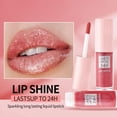 thumbnail image 5 of Lip Gloss Sparkling Mirror Finish Lip Oil with Shimmer, Hydrating Non-Sticky Formula, Long Lasting Wear, Red Lip Color, 6ml, 5 of 5