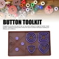thumbnail image 3 of Button Maker Machine, 4 Shapes 3 Sizes Button Toolkit  for Jewelry Crafts Making, 3 of 7