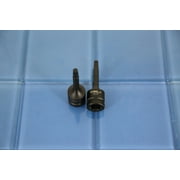 TEMO IP40 3 بوصة (76 مم) Long Black Impact Torx Plus 6 Point Socket Bit 1 / 2 Inch (12.7 مم) Square Drive Auto Repair Tool