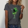 thumbnail image 4 of Aofany Short Sleeve Shirts for Women St Patricks Day Shirt Crewneck T-shirts 2025 Trendy Tops, 4 of 4