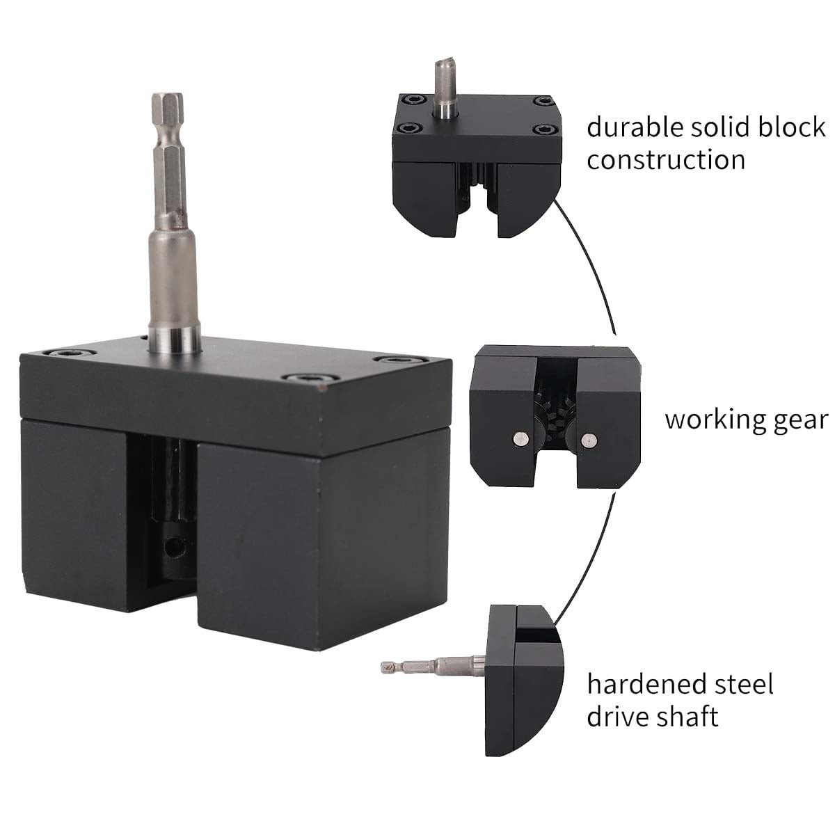NICCOO Impact Driver Pipe Crimper,Metal Pipes Crimping Tool Impact Power Assisted Crimper, Power Assisted Crimper Impact Driver for Repair Maintenance