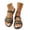 Army Green, variant on Jane Wardrobe Women's Retro Toe Post Flat Sandals, Cross Strap Ankle Buckle PU Summer Beach Casual Sandals for Daily & Vacation Wear, 1Pair, 36-43