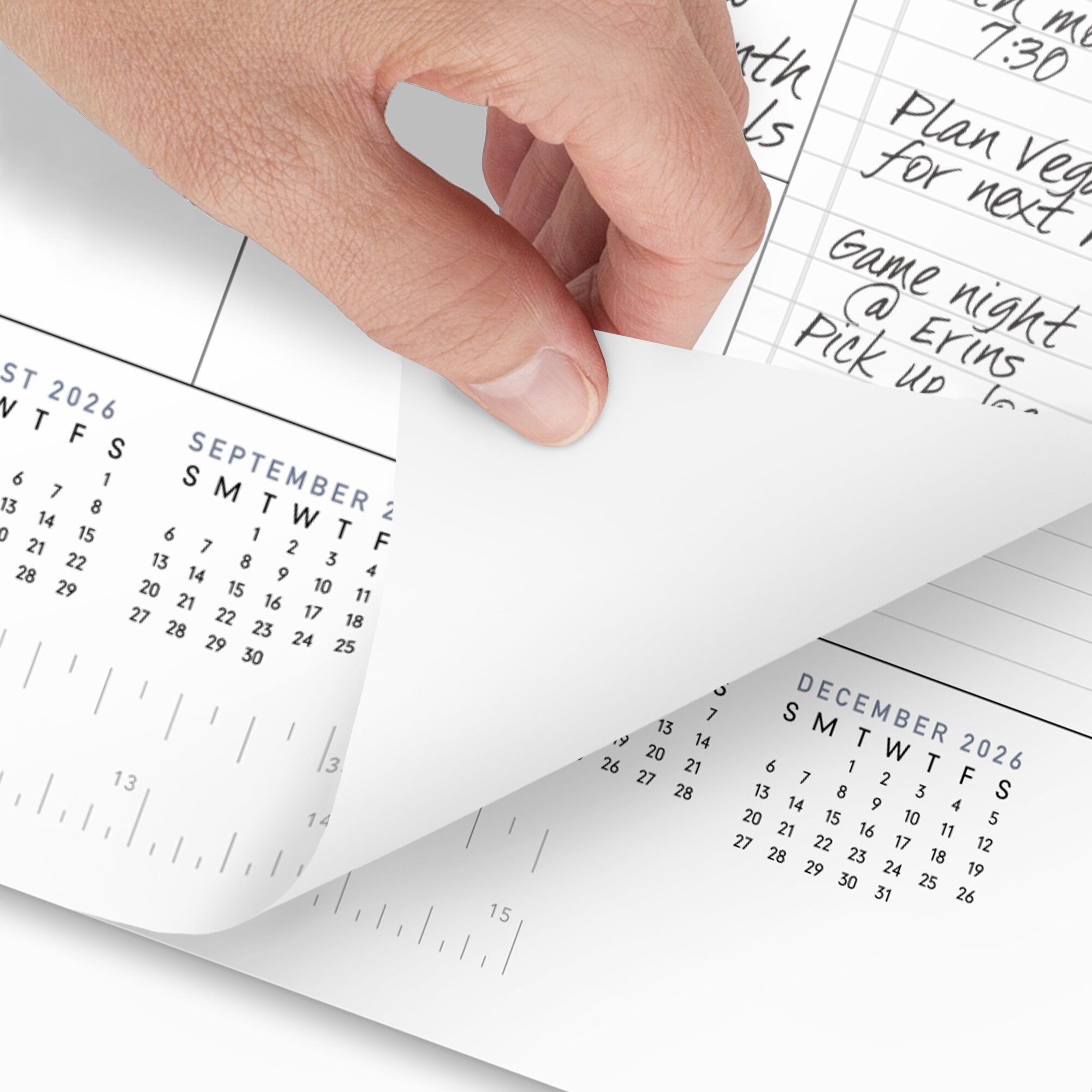 AT-A-GLANCE Contemporary 2026 Monthly Desk Pad Calendar Standard 21 34 x 17 -