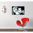 thumbnail image 2 of wall26 - Canvas Wall Art - Romantic Kissing Couple - Gallery Wrap Modern Home Art | Ready to Hang - 16x24 inches, 2 of 3