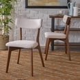thumbnail image 5 of Molly Mid Century Modern Dining Chairs with Rubberwood Frame (Set of 2), 5 of 11