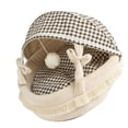 thumbnail image 3 of Cama cueva para gatos para todas las estaciones, cómoda, cálida, plegable, lavable, semicerrada, tienda para mascotas, cama cueva para gatos, perros pequeños S, 3 of 5
