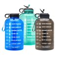 thumbnail image 4 of de agua de 1 galón, recipiente para beber, jarra, engranajes Verde shamjiam Botella deportiva, 4 of 4