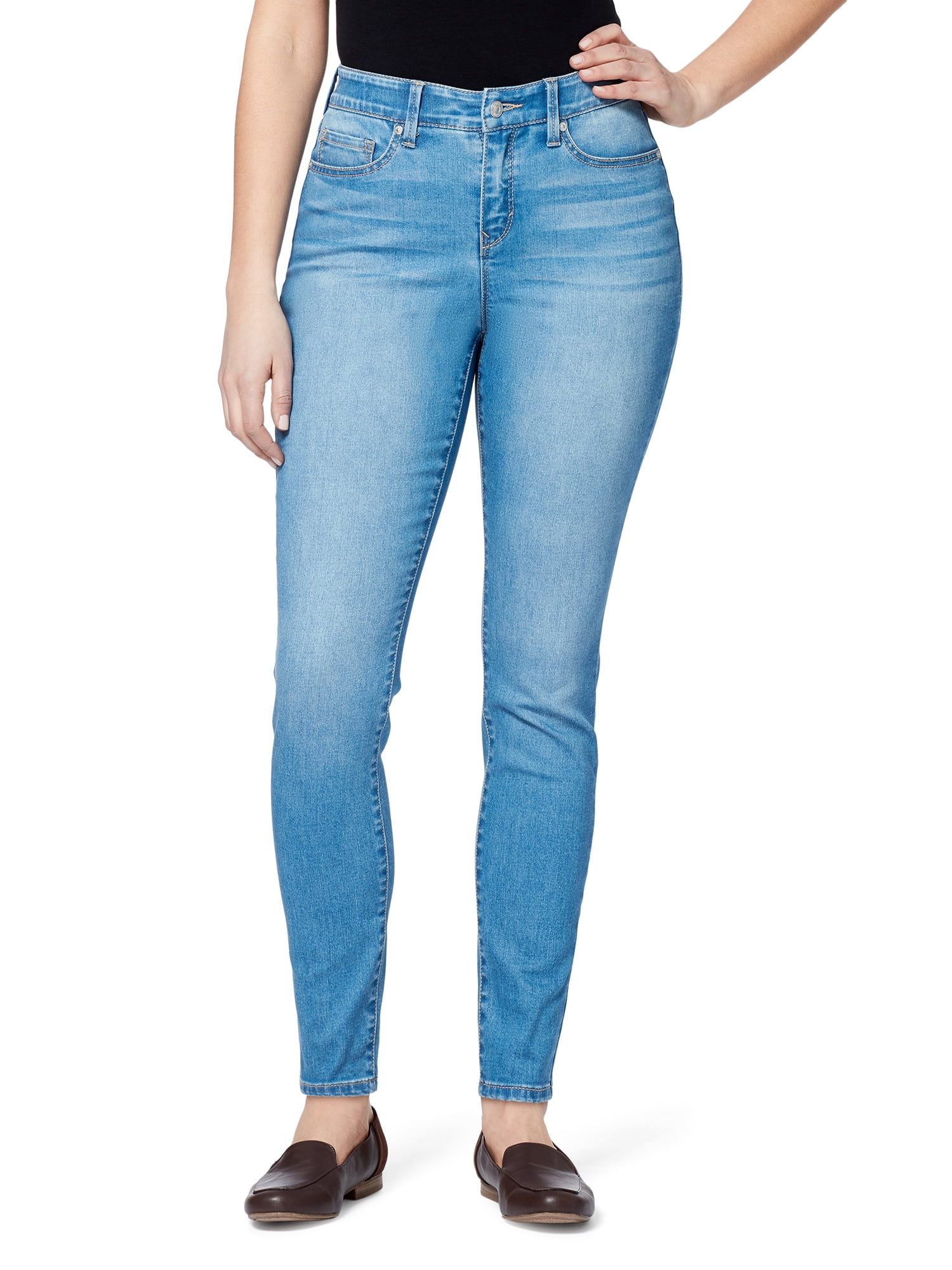 Gloria Vanderbilt Women's Comfort Curvy Pull On Skinny - Walmart.com