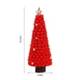 thumbnail image 3 of Danhjin Decorations Doll Christmas Decorations Wool Colorful Wool Curly Wool Mini Christmas Tree Bar Desktop Small Ornaments Multicolor Christmas Wool-Tree Desktop Christmas Decorations, 3 of 8