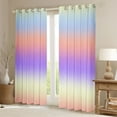 thumbnail image 2 of Homewish Watercolor Tie Dye Black Out Curtains For Female Men Adults,Abstract Ombre Curtains Pack of 2 (42x63 Each),Gradient Vintage Aesthetic Bedroom Curtains,Luxury Bedroom Decor, 2 of 6