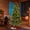 Green&Red, variant on UBesGoo 7.5ft DIY Christmas Tree, Hinged Artificial Pine with 400 Warm LEDs & Golden Ornaments, Includes Tree Skirt, Green