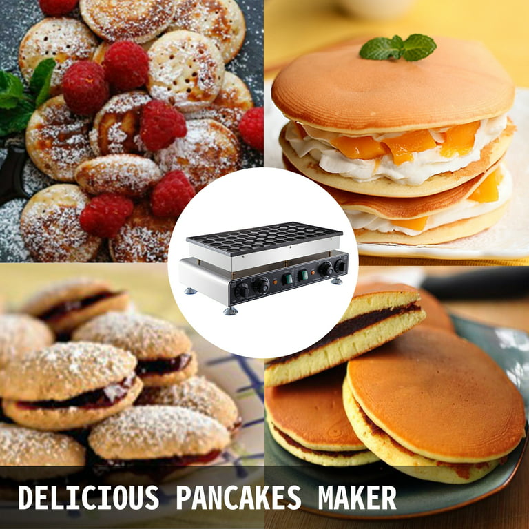 VEVORbrand 110V Mini Dutch Pancake Baker 50 Pieces 1700W