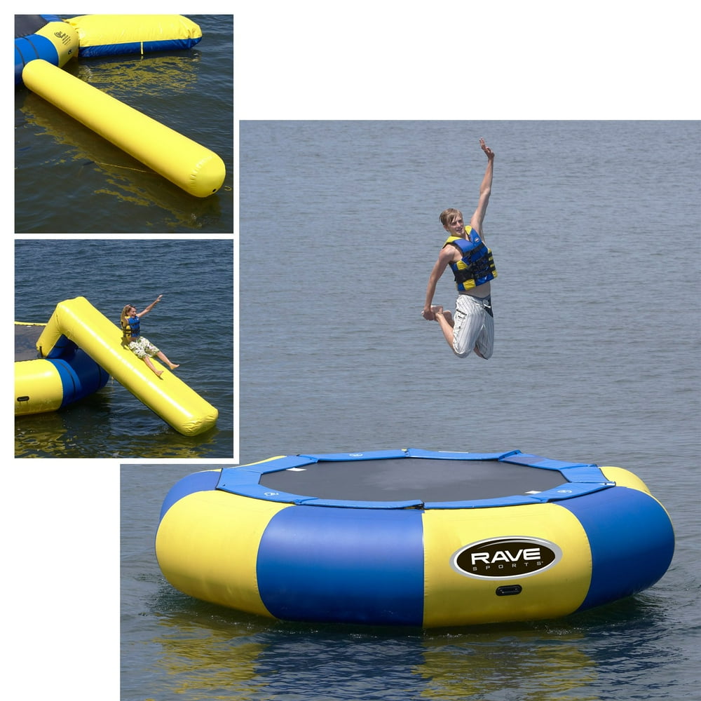 15 ft. RAVE Sports Aqua Jump Eclipse Water Trampoline Package